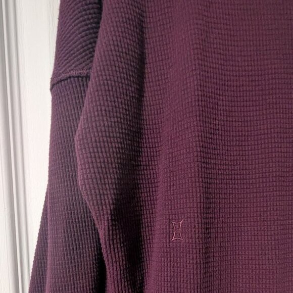 Kit and Ace | Dawn Waffle Lounge Dress In Purple - Picture 11 of 12